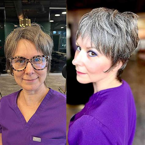 20 Modern Pixie Shag Haircuts For Stylish Older Women Short Haircuts